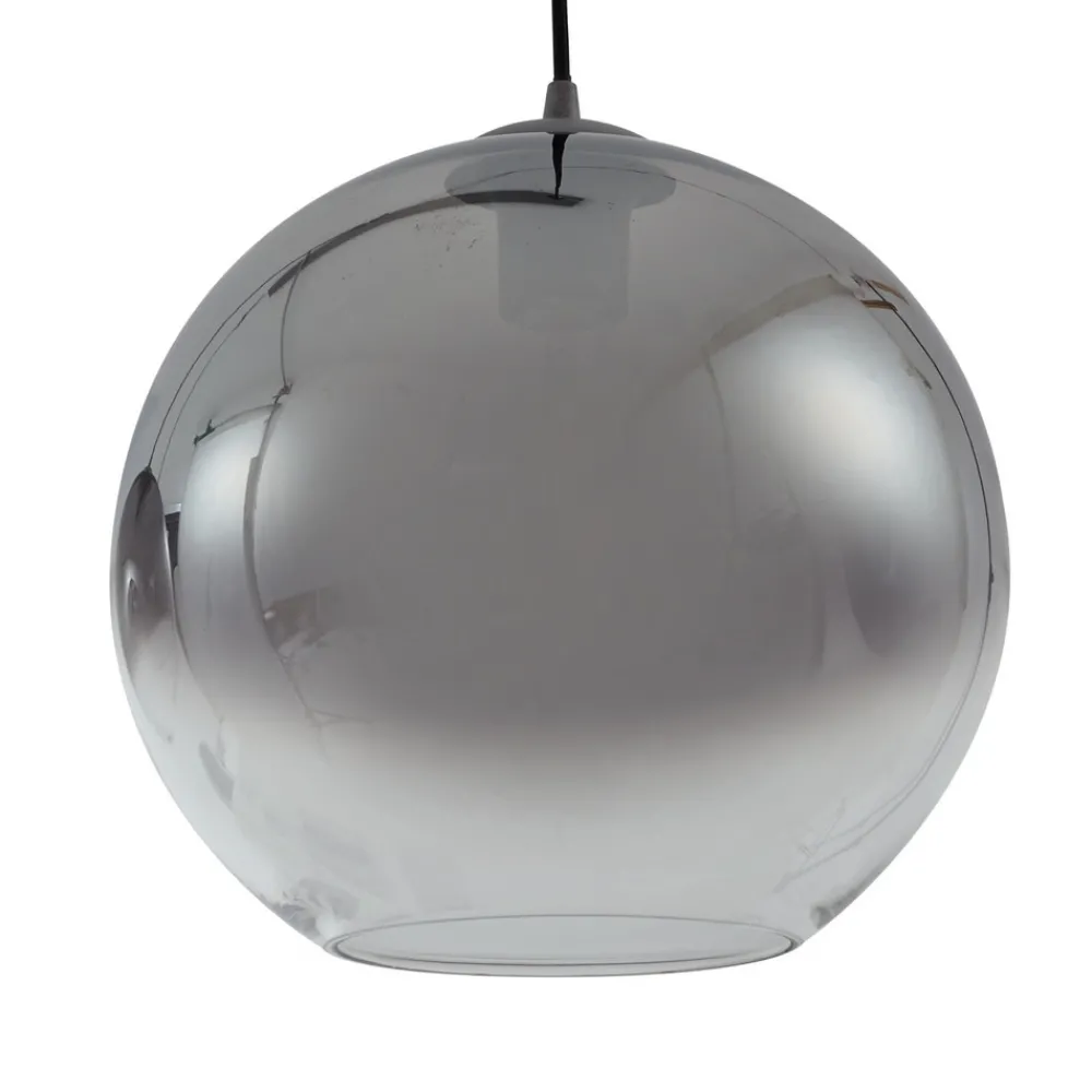 Lucande hengelampe Brillar, røykgrå, glass, 3 lyskilder, 128 cm Clearance