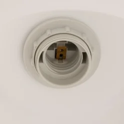 Lucande hengelampe Sharvil, 3 lyskilder, hvit, glass, 97 cm Outlet