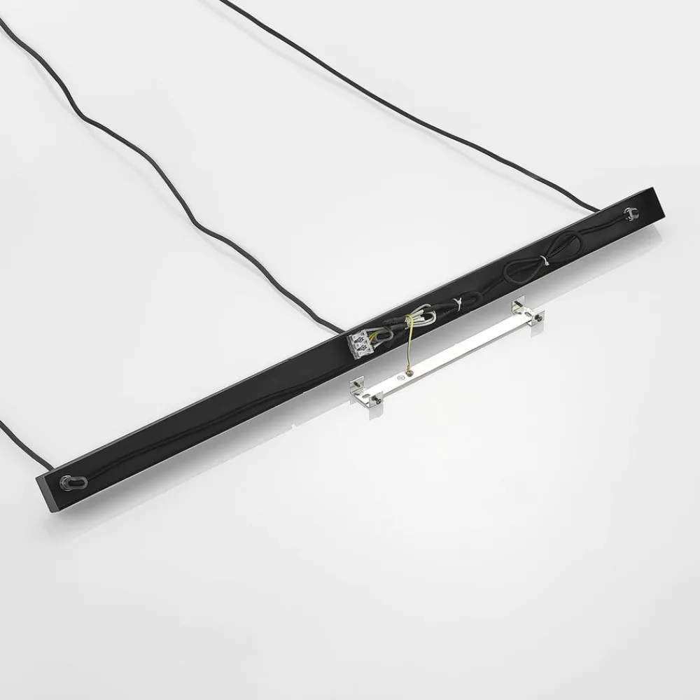 Lucande hengelampe Wilja, rav, glass, 111 cm, 3 lyskilder, E27| Pendellamper