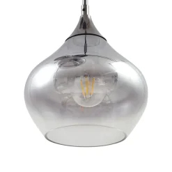 Lucande Jarven hengelampe, 5 lyskilder, svart, glass| Pendellamper