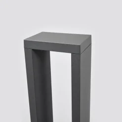 Lucande Jupp LED-veilampe, sett med 4 stk, 60 cm, antrasitt, IP54 Sale