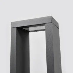 Lucande Jupp LED-veilampe, sett med 4 stk, 60 cm, antrasitt, IP54 Sale