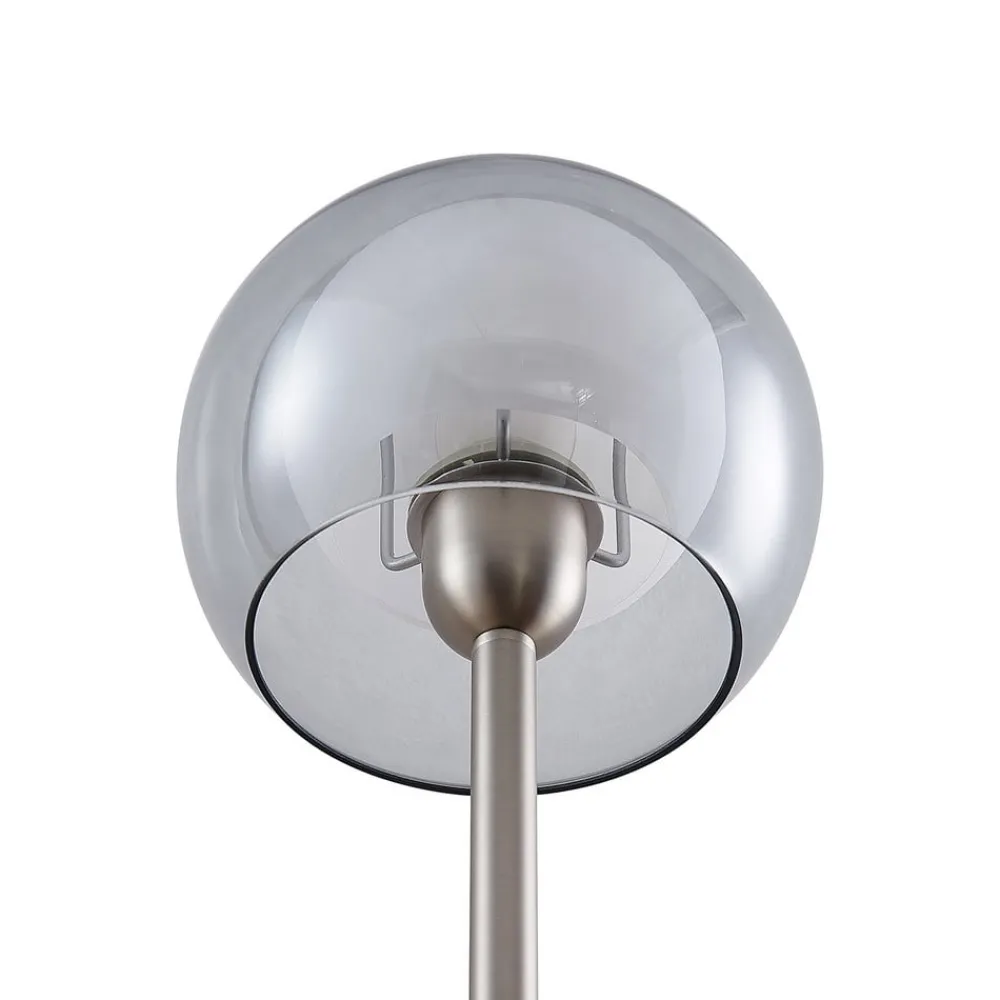 Lucande Kaiya gulvlampe med glassskjerm| Gulvlamper