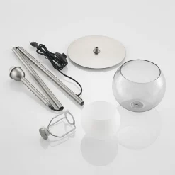 Lucande Kaiya gulvlampe med glassskjerm| Gulvlamper