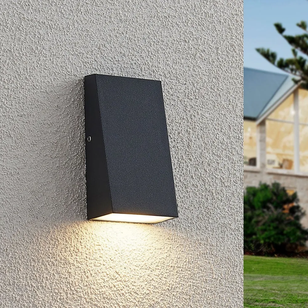 Lucande Kyle utendørs LED-vegglampe, IP54| Kommersiell Utebelysning|Led-Utendørs