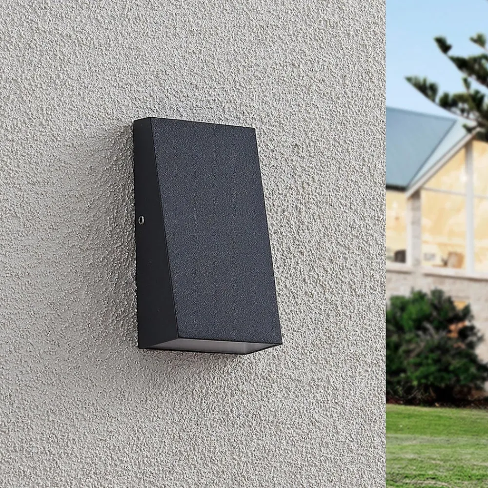 Lucande Kyle utendørs LED-vegglampe, IP54| Kommersiell Utebelysning|Led-Utendørs