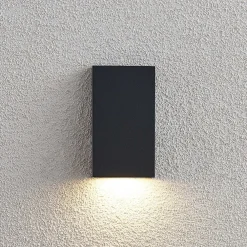 Lucande Kyle utendørs LED-vegglampe, IP54| Kommersiell Utebelysning|Led-Utendørs