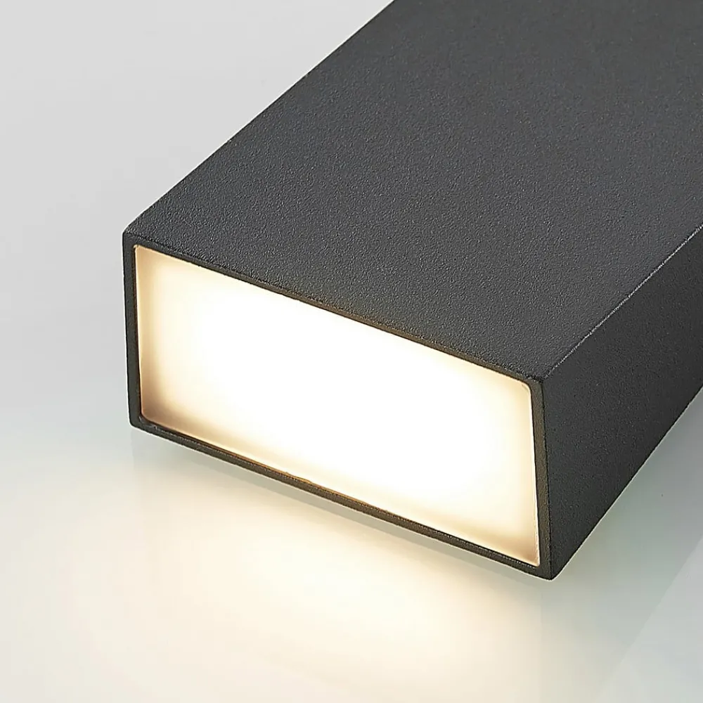 Lucande Kyle utendørs LED-vegglampe, IP54| Kommersiell Utebelysning|Led-Utendørs