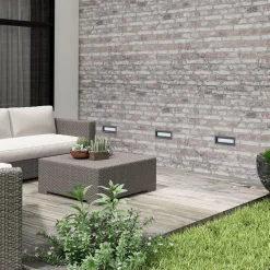 Lucande Lachlain LED-innfellingslampe for utebruk| Kommersiell Utebelysning|Led-Utendørs