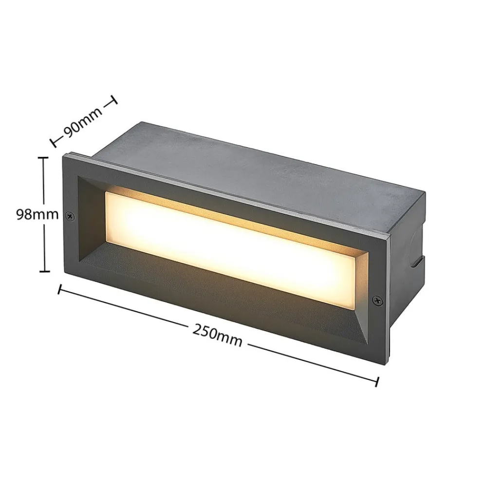 Lucande Lachlain LED-innfellingslampe for utebruk| Kommersiell Utebelysning|Led-Utendørs