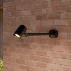 Lucande LED utendørs spotlight Beatrix, 58 cm, antrasitt, aluminium| Kommersiell Utebelysning|Led-Utendørs