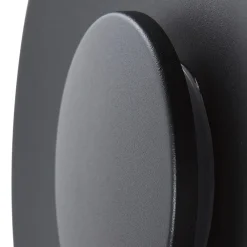 Lucande LED utendørs vegglampe Kayana, svart, aluminium, 24 cm| Terrassebelysning