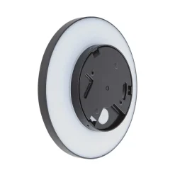 Lucande LED utendørs vegglampe Kayana, svart, aluminium, 24 cm| Terrassebelysning