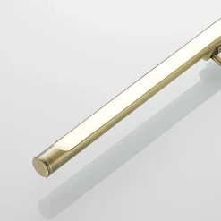 Lucande LED-bildelampe Dimitrij, buet, messing, metall Sale