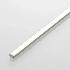 Lucande LED-bildelampe Thibaud, 84 cm, nikkel, aluminium| Design- Og Hotellbelysning|Vegglamper
