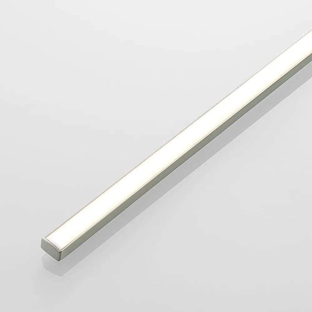 Lucande LED-bildelampe Thibaud, 84 cm, nikkel, aluminium| Design- Og Hotellbelysning|Vegglamper