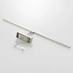 Lucande LED-bildelampe Thibaud, 84 cm, nikkel, aluminium| Design- Og Hotellbelysning|Vegglamper