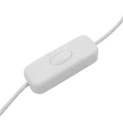 Lucande LED-bordlampe Audrina, beige, metall, dimbar Discount