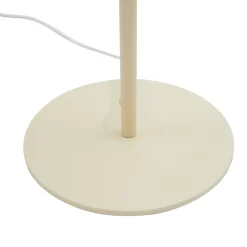 Lucande LED-bordlampe Audrina, beige, metall, dimbar Discount