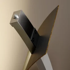 Lucande LED-bordlampe Marija, svart, dimbar, 62 cm