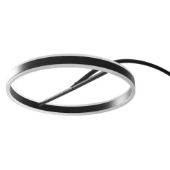 Lucande LED-buelampe Yekta, svart, 183 cm, dimbar| Led-Innendørs