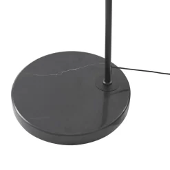 Lucande LED-buelampe Yekta, svart, 183 cm, dimbar| Led-Innendørs