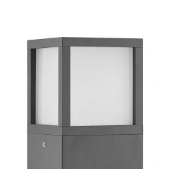 Lucande LED-gatelampe Dewari, 65 cm, mørkegrå, IP54 Discount