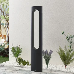 Lucande LED-gatelampe Fenti, 90 cm, antrasitt, aluminium Sale