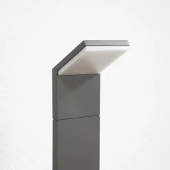 Lucande LED-gatelampe Nevio, antrasitt, metall, 100 cm Clearance