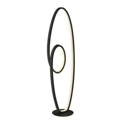 Lucande LED-gulvlampe Bronwyn, 122 cm, antrasitt, aluminium| Gulvlamper