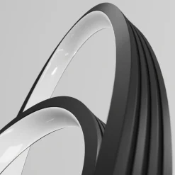 Lucande LED-gulvlampe Bronwyn, 122 cm, antrasitt, aluminium| Gulvlamper