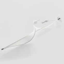 Lucande LED-gulvlampe Edano, 154 cm, hvit, tekstil, dimbar Sale