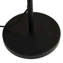 Lucande LED-gulvlampe Heribio, svart, jern, 153 cm Online
