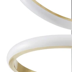 Lucande LED-gulvlampe Madu, svart, metall, 160 cm, dimbar Sale