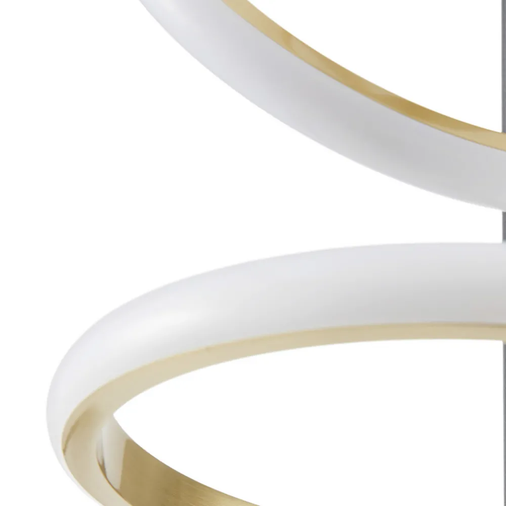 Lucande LED-gulvlampe Madu, svart, metall, 160 cm, dimbar Sale