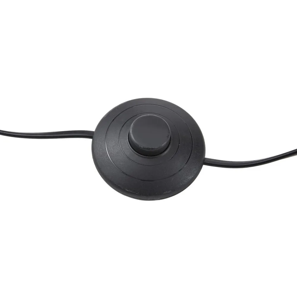 Lucande LED-gulvlampe Madu, svart, metall, 160 cm, dimbar Sale