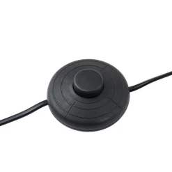 Lucande LED-gulvlampe Rodado, svart, 132 cm, aluminium| Gulvlamper