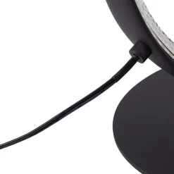 Lucande LED-gulvlampe Rodado, svart, 132 cm, aluminium| Gulvlamper