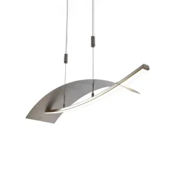 Lucande LED-hengelampe Marija, 91 cm, sølv, dimbar Sale