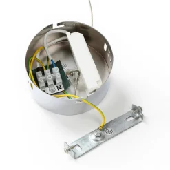 Lucande LED-pendellampe Hayley, Ø 9 cm, kromfarget, glass| Led-Innendørs|Pendellamper