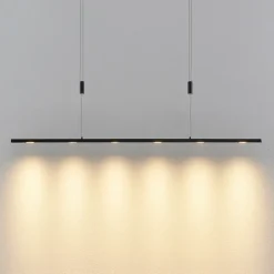 Lucande LED-pendellampe Stakato, 120 cm, 6 lyskilder, dimbar Hot