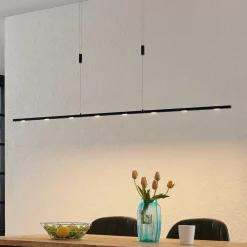 Lucande LED-pendellampe Stakato, 180 cm, 8 lyskilder, dimbar Sale
