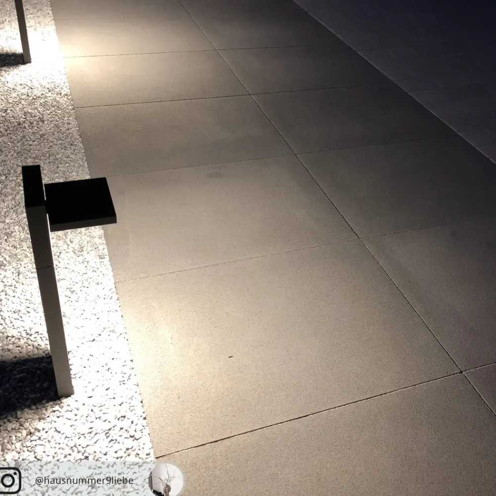 Lucande LED-pullertlampe Silvan, 65 cm, antrasitt, metall| Gatebelysning, Pullert Belysning