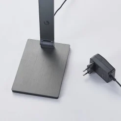 Lucande LED-skrivebordslampe Mion, 41 cm, kantet, dimbar| Kontorbelysning|Bordlamper