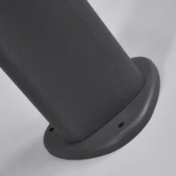 Lucande LED-sokkellampe Milou, høyde 30 cm, antrasitt, aluminium Best