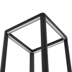 Lucande LED-sokkellampe Thorvid, høyde 50 cm, svart Online