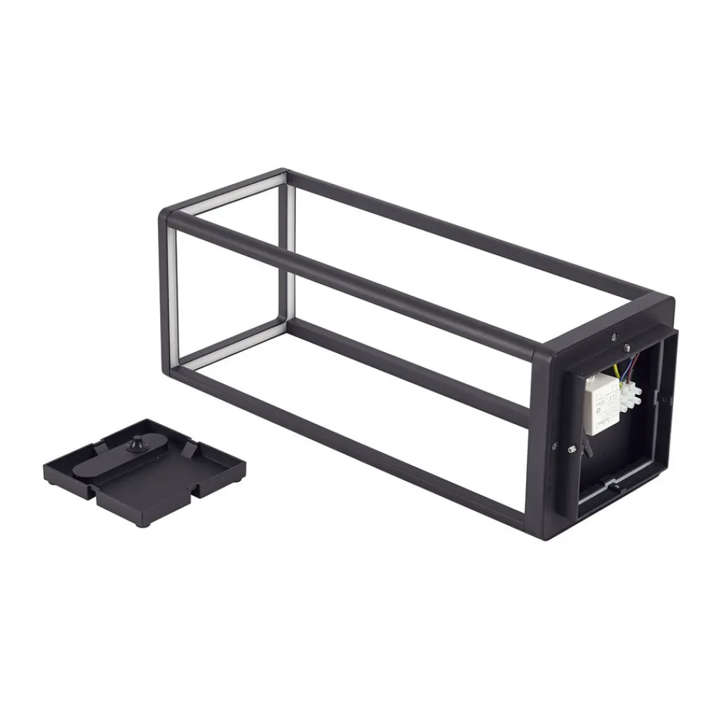 Lucande LED-sokkellampe Thorvid, høyde 50 cm, svart Online