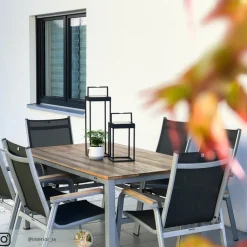 Lucande LED-solcellelampe Lynzy, 38 cm, svart, metall, IP65| Dekorasjonsbelysning|Led-Utendørs