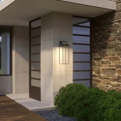 Lucande LED-solcellelampe Lynzy, 58 cm, svart, metall, IP65 Online