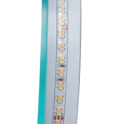 Lucande LED-speil Celestiel, halvsirkelformet, CCT, Ø 50 cm